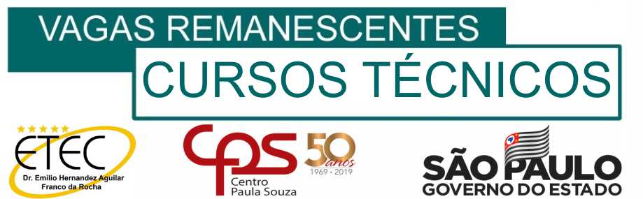 Vagas Remanescentes Curso Técnico 02-2019
