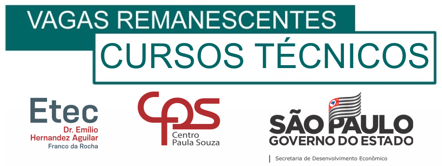 Vagas Remanescentes Curso Técnico 01-2020