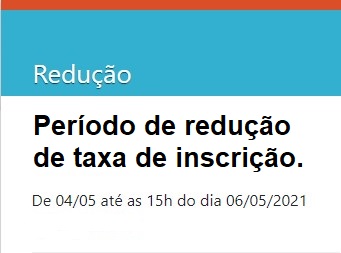 Aberto prazo para pedir redução da taxa de inscrição para o processo seletivo das Etecs