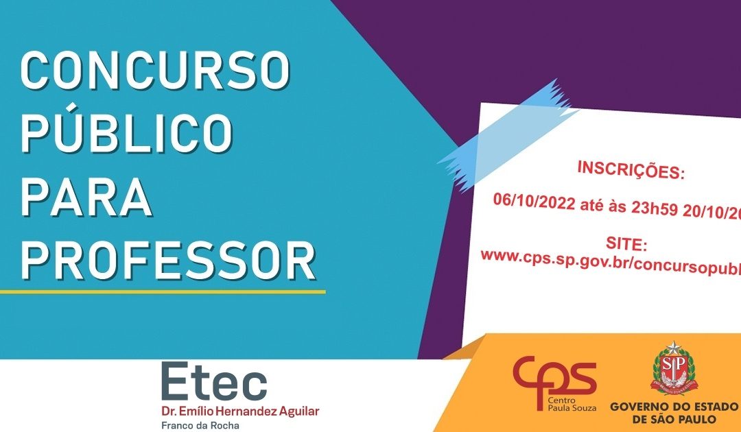 Concurso para Professores 2022