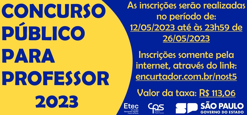 Concurso para Professores 2023