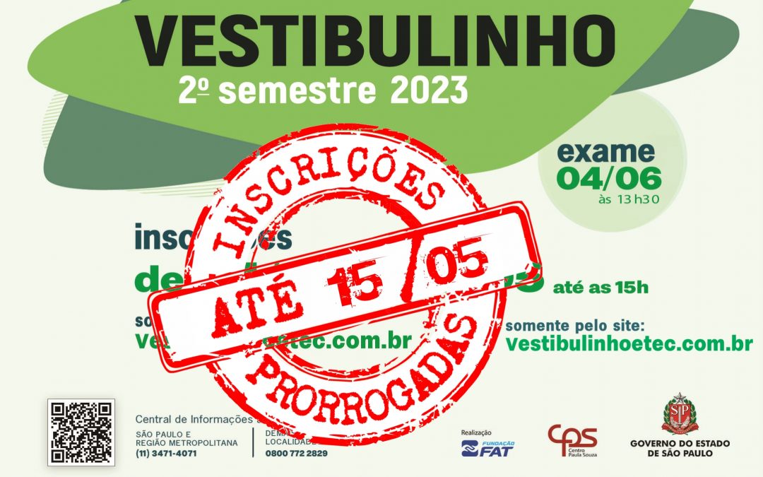 Vestibulinho 2° semestre 2023