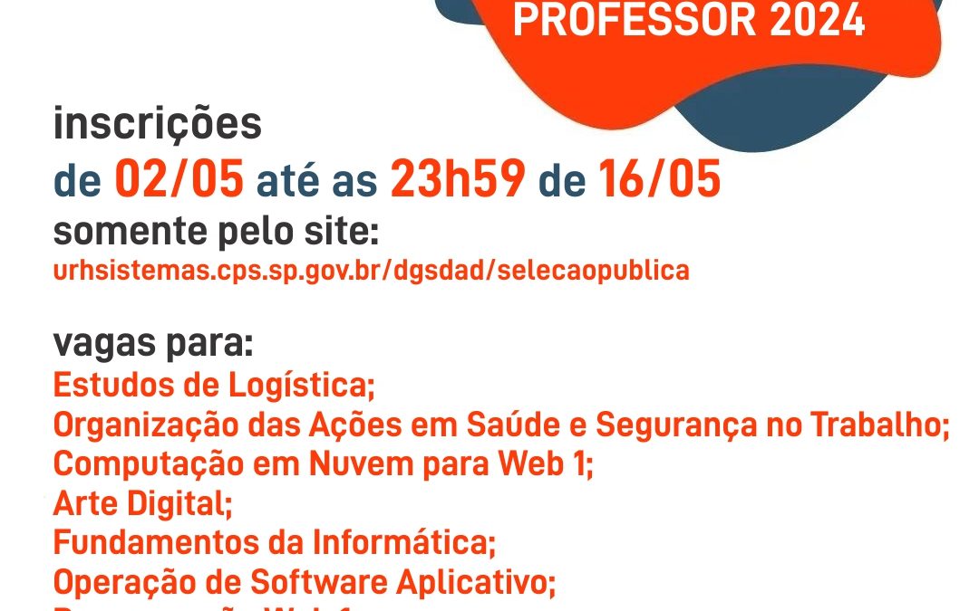 Processo Seletivo Simplificado para Professores 1-2024
